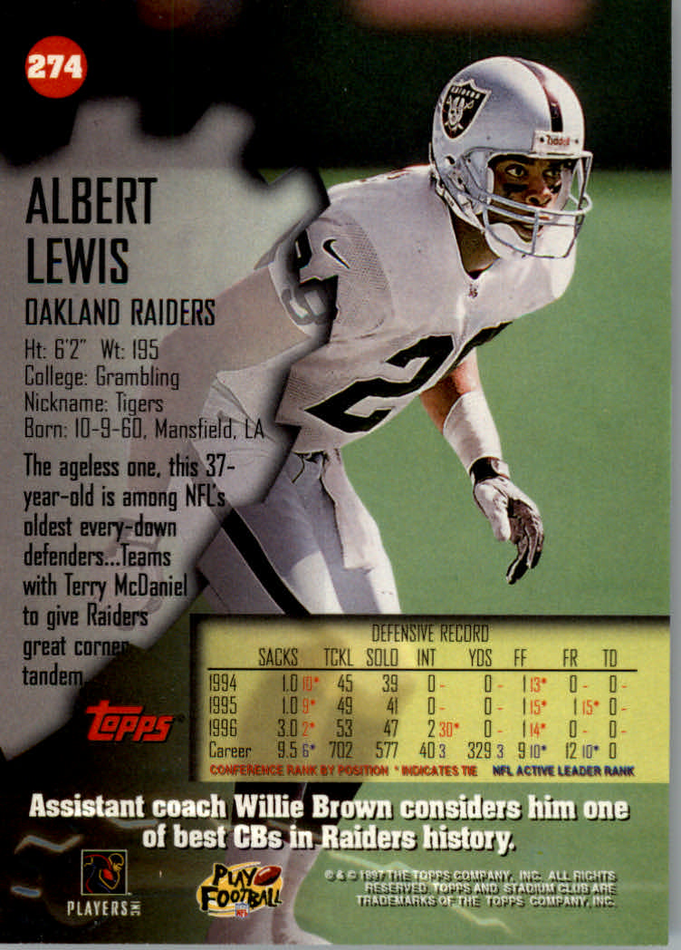 1997 Stadium Club Football "Main Set" Cards #201 to Checklists Rookies and Vets - Picture 122 of 252