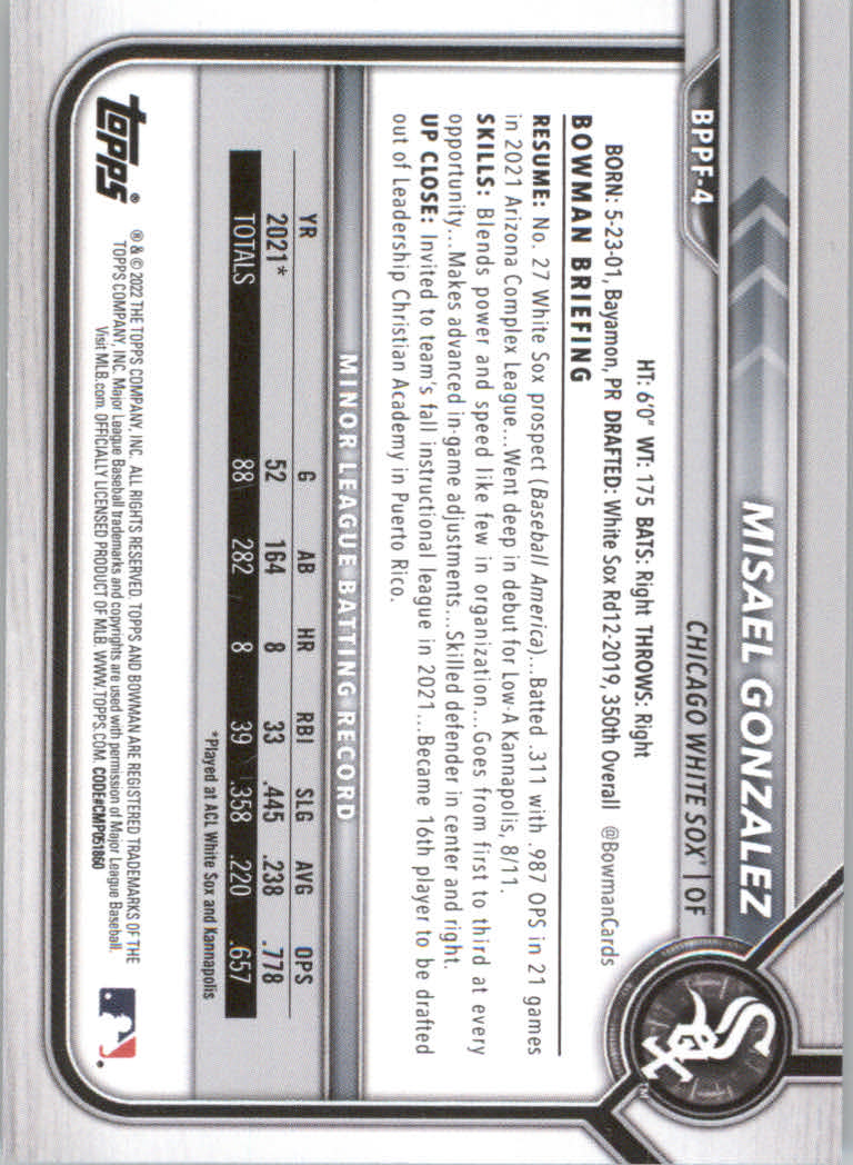 2022 Bowman 1st Edition Baseball "Main Set" Base Cards #BPPF1 to #BBF150 - Picture 7 of 213