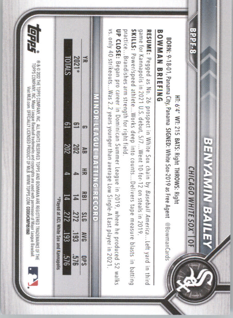 2022 Bowman 1st Edition Baseball "Main Set" Base Cards #BPPF1 to #BBF150 - Picture 11 of 213