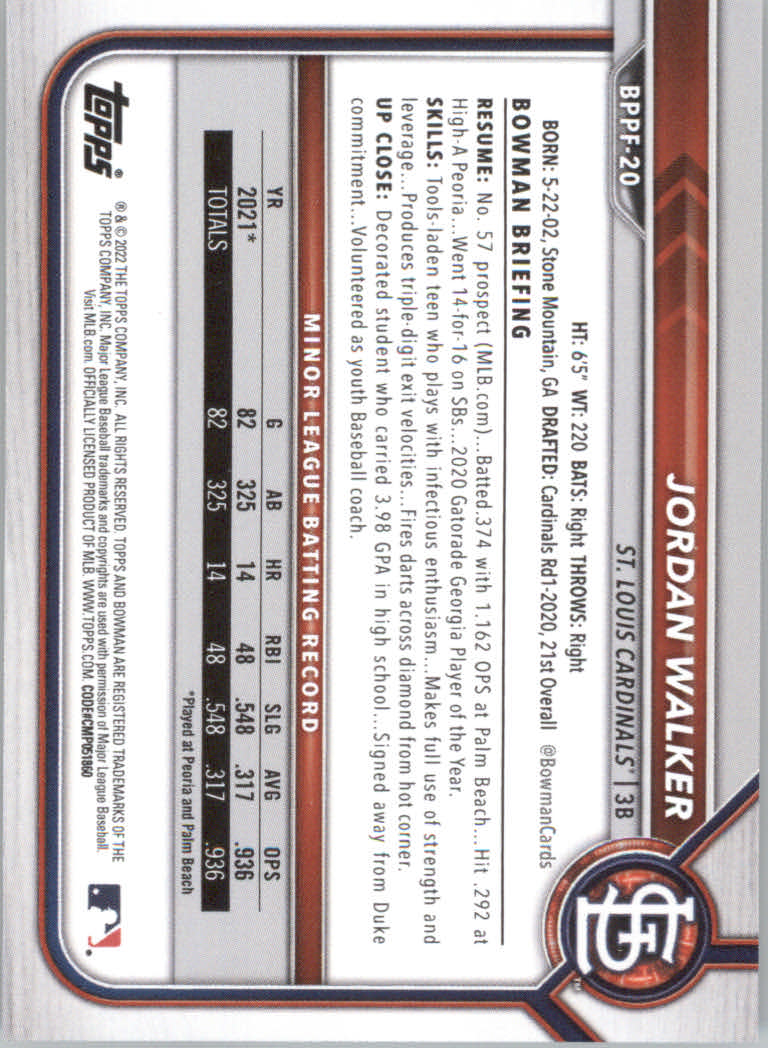 2022 Bowman 1st Edition Baseball "Main Set" Base Cards #BPPF1 to #BBF150 - Picture 29 of 213