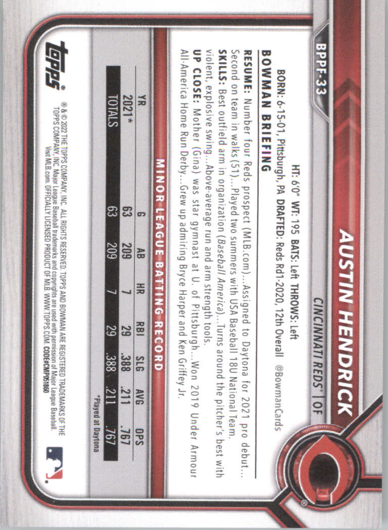 2022 Bowman 1st Edition Baseball "Main Set" Base Cards #BPPF1 to #BBF150 - Picture 45 of 213
