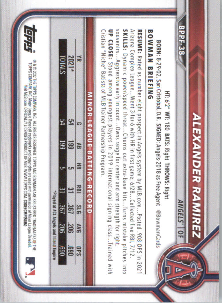 2022 Bowman 1st Edition Baseball "Main Set" Base Cards #BPPF1 to #BBF150 - Picture 55 of 213