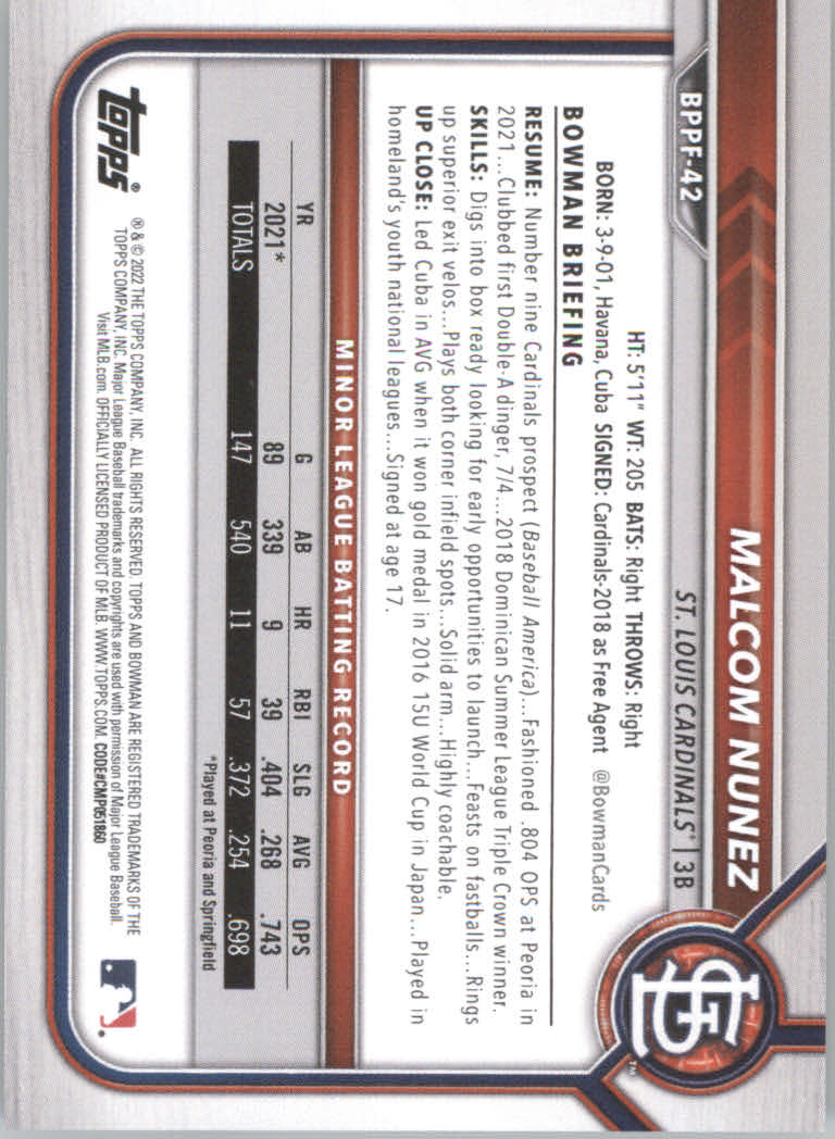2022 Bowman 1st Edition Baseball "Main Set" Base Cards #BPPF1 to #BBF150 - Picture 63 of 213