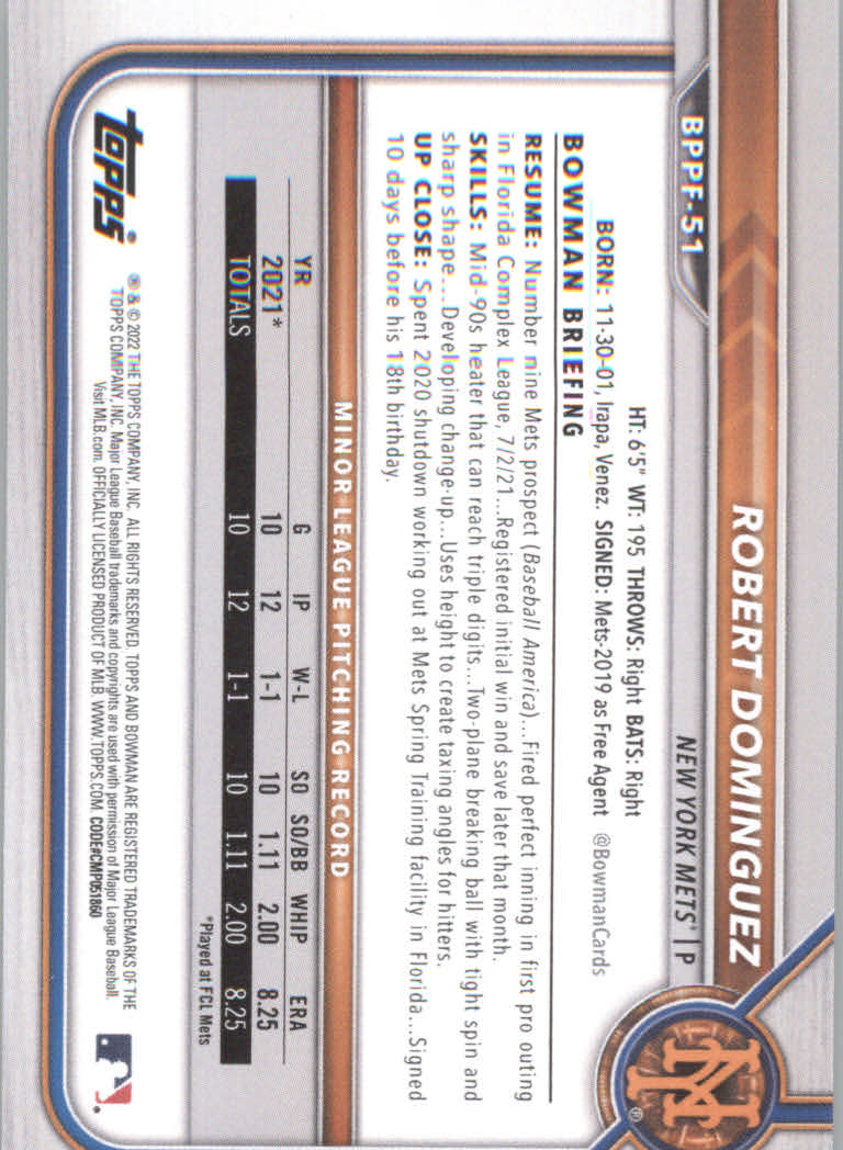 2022 Bowman 1st Edition Baseball "Main Set" Base Cards #BPPF1 to #BBF150 - Picture 71 of 213