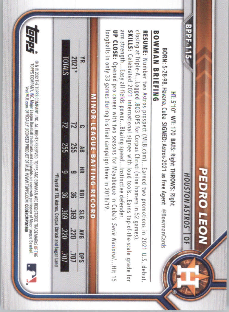 2022 Bowman 1st Edition Baseball "Main Set" Base Cards #BPPF1 to #BBF150 - Picture 163 of 213