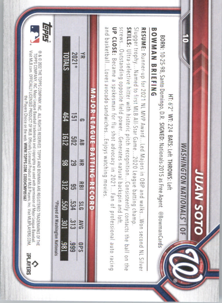 2022 Bowman Baseball "Main Set" Cards #1 to #100 Rookies and Veterans - Picture 21 of 199
