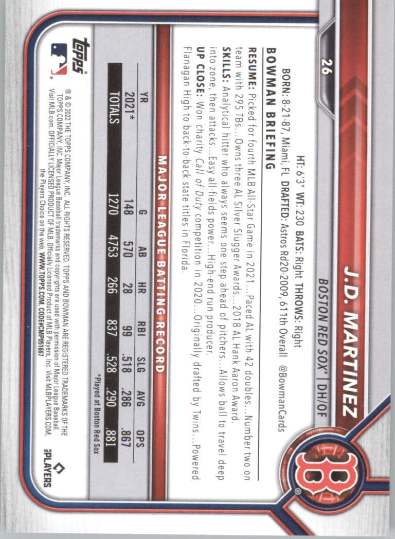 2022 Bowman Baseball "Main Set" Cards #1 to #100 Rookies and Veterans - Picture 53 of 199
