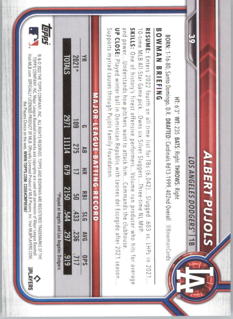 2022 Bowman Baseball "Main Set" Cards #1 to #100 Rookies and Veterans - Picture 79 of 199
