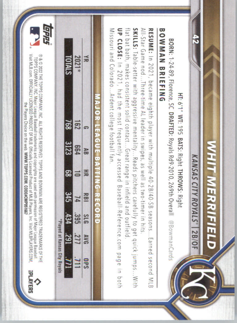2022 Bowman Baseball "Main Set" Cards #1 to #100 Rookies and Veterans - Picture 83 of 199