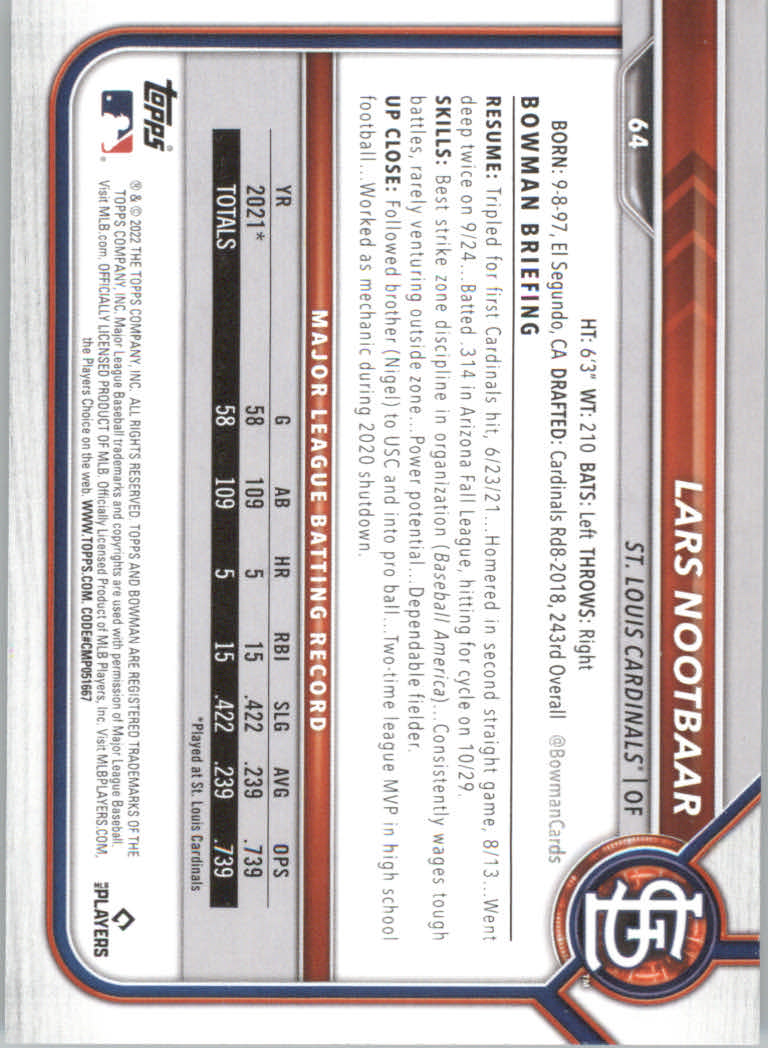 2022 Bowman Baseball "Main Set" Cards #1 to #100 Rookies and Veterans - Picture 127 of 199