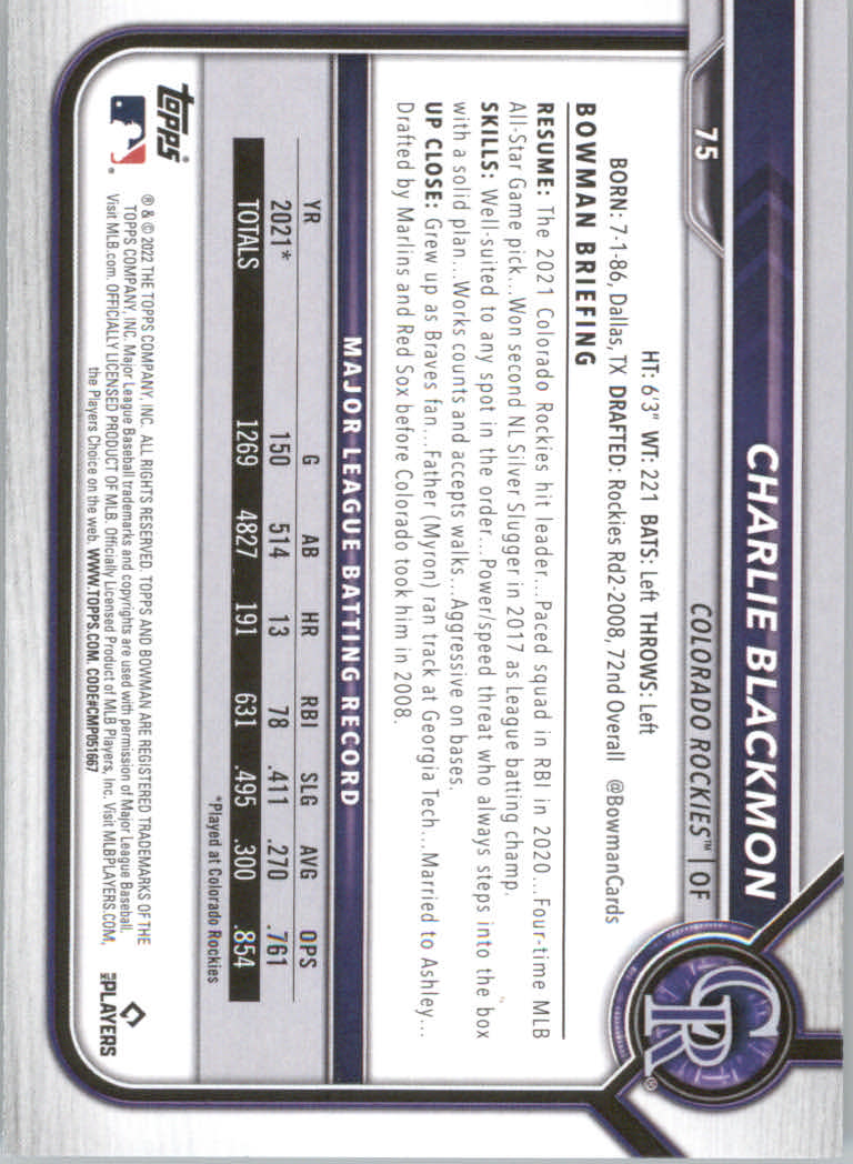 2022 Bowman Baseball "Main Set" Cards #1 to #100 Rookies and Veterans - Picture 149 of 199