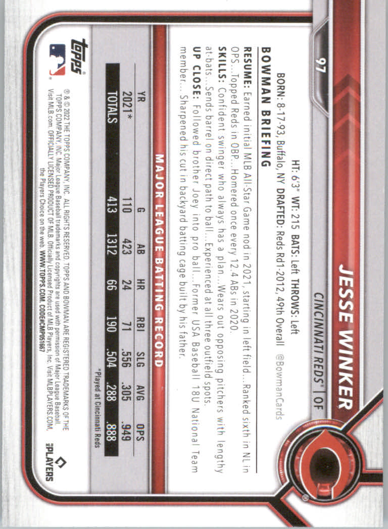 2022 Bowman Baseball "Main Set" Cards #1 to #100 Rookies and Veterans - Picture 193 of 199
