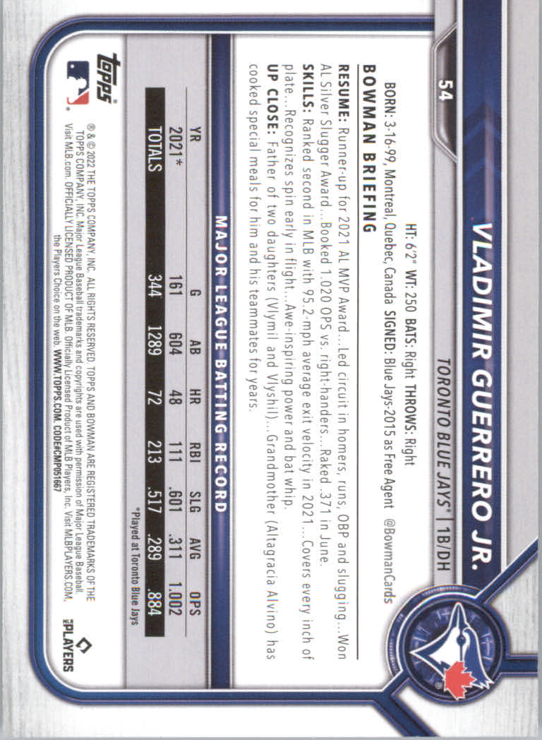 2022 Bowman Baseball "Colored" Parallel Paper Cards - Picture 7 of 19