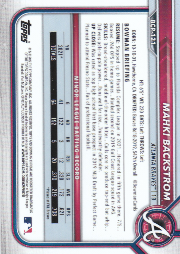 2022 Bowman Chrome Baseball "Prospects" Insert Cards #BCP1 to #BCP150 - Picture 225 of 277