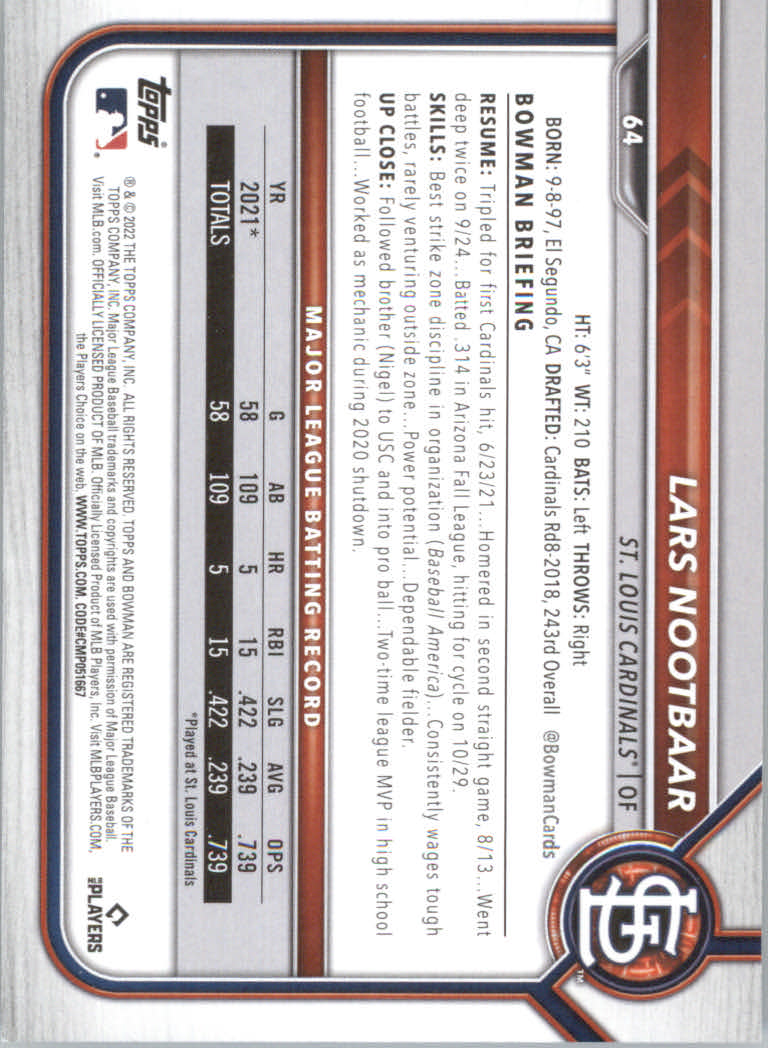 2022 Bowman Baseball "Colored" Parallel Paper Cards - Picture 15 of 19