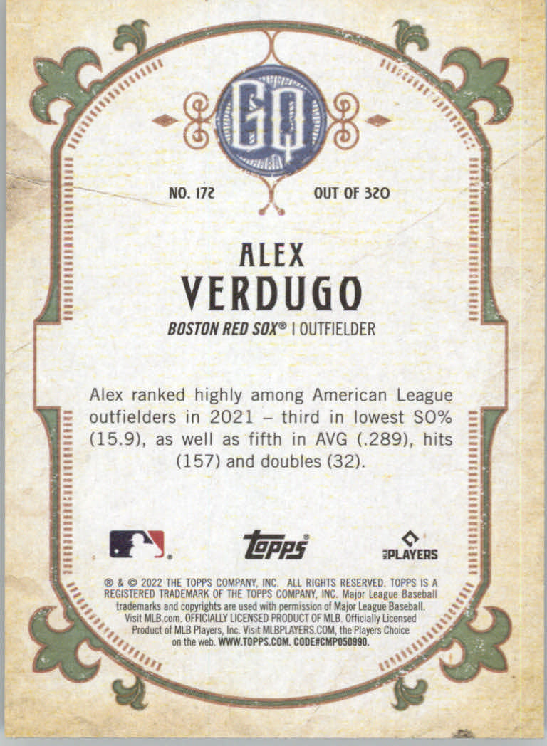 2022 Topps Gypsy Queen Baseball "Main Set" Cards #151 to #300 - Picture 43 of 299