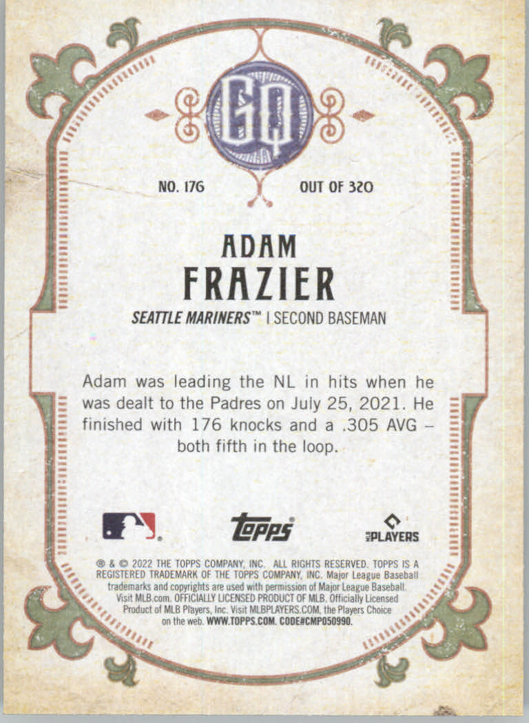 2022 Topps Gypsy Queen Baseball "Main Set" Cards #151 to #300 - Picture 51 of 299