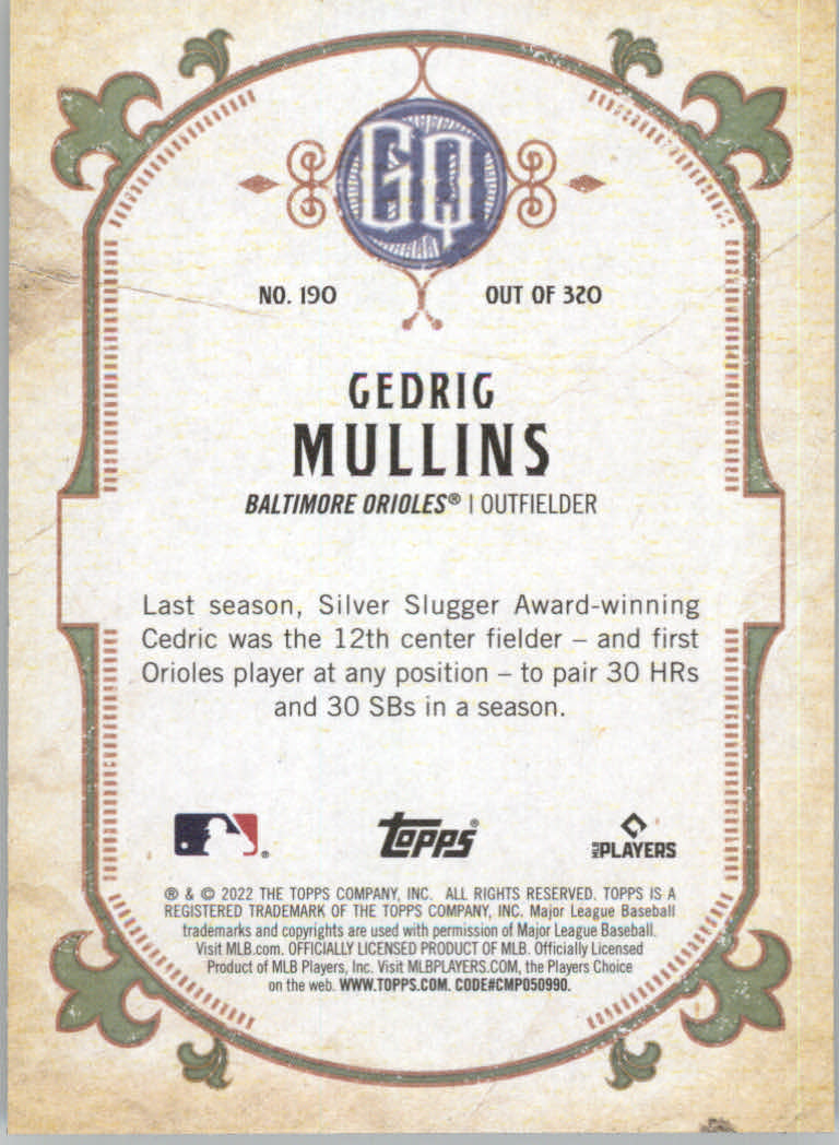 2022 Topps Gypsy Queen Baseball "Main Set" Cards #151 to #300 - Picture 79 of 299