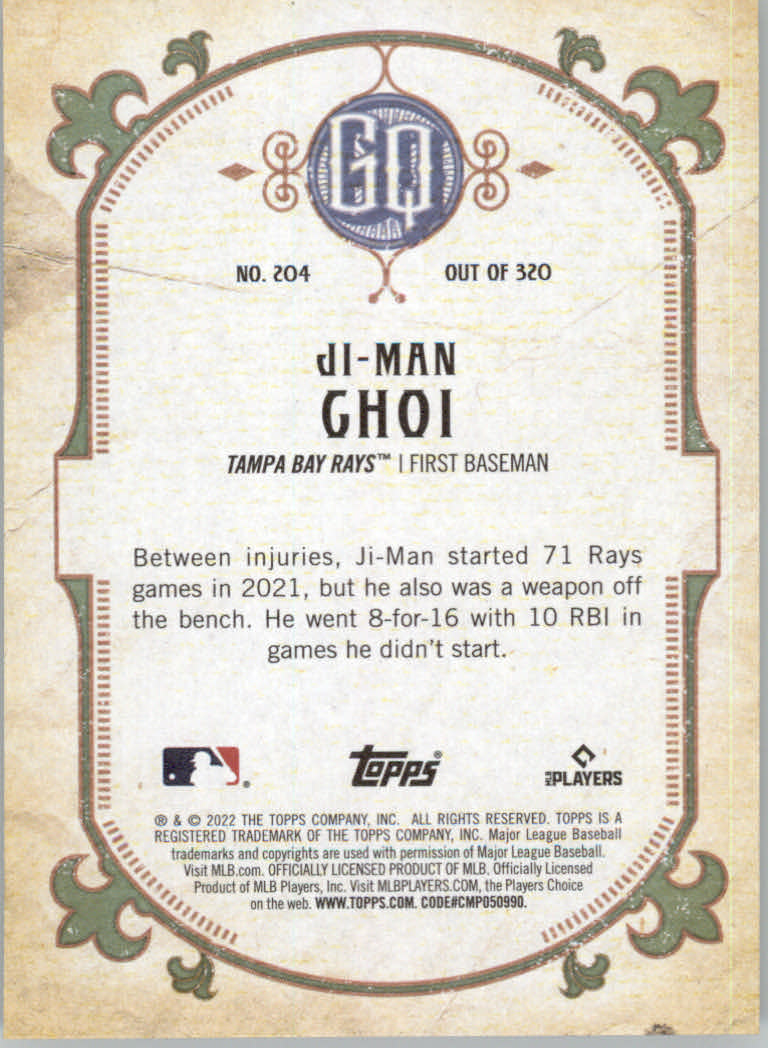 2022 Topps Gypsy Queen Baseball "Main Set" Cards #151 to #300 - Picture 107 of 299