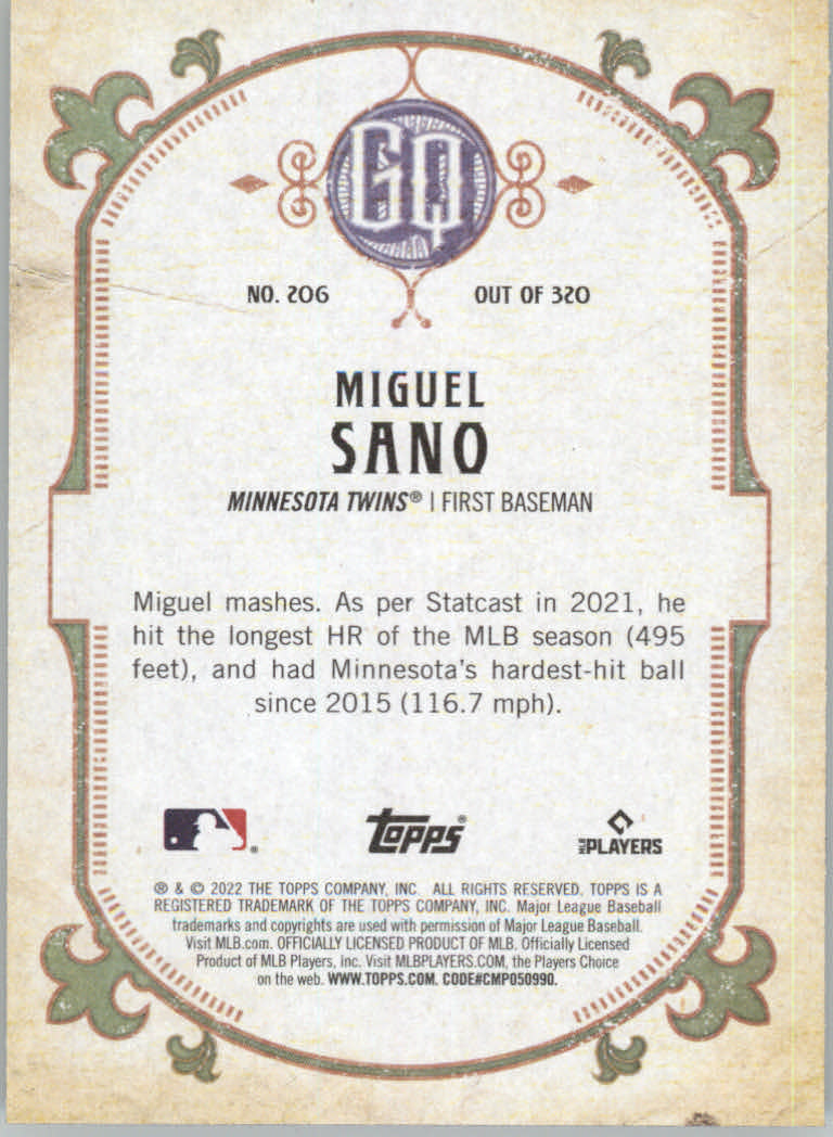 2022 Topps Gypsy Queen Baseball "Main Set" Cards #151 to #300 - Picture 111 of 299