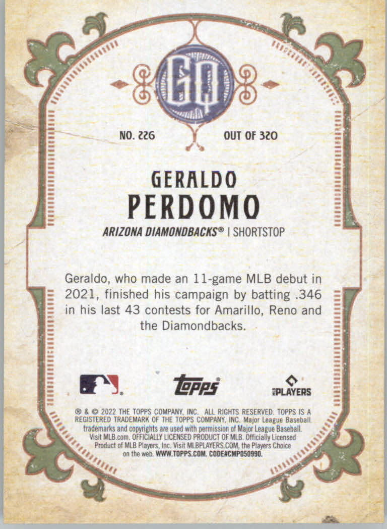 2022 Topps Gypsy Queen Baseball "Main Set" Cards #151 to #300 - Picture 151 of 299