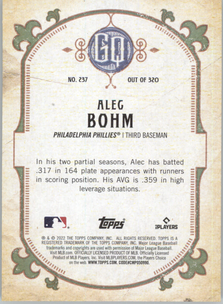 2022 Topps Gypsy Queen Baseball "Main Set" Cards #151 to #300 - Picture 173 of 299