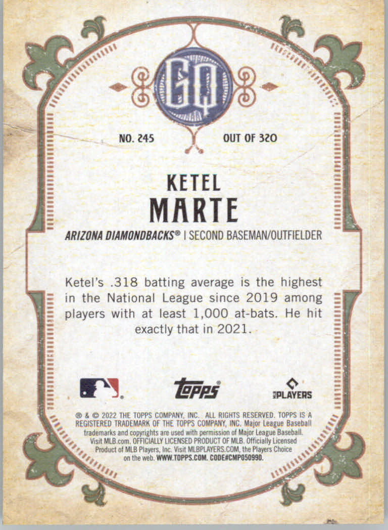 2022 Topps Gypsy Queen Baseball "Main Set" Cards #151 to #300 - Picture 189 of 299