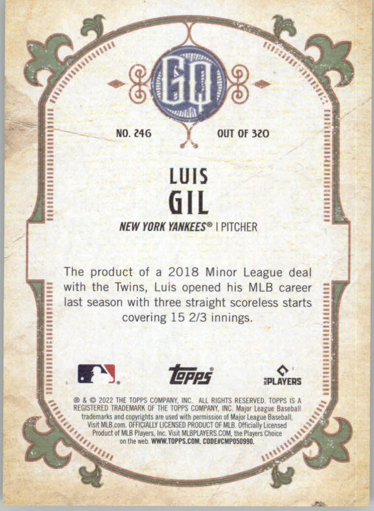 2022 Topps Gypsy Queen Baseball "Main Set" Cards #151 to #300 - Picture 191 of 299