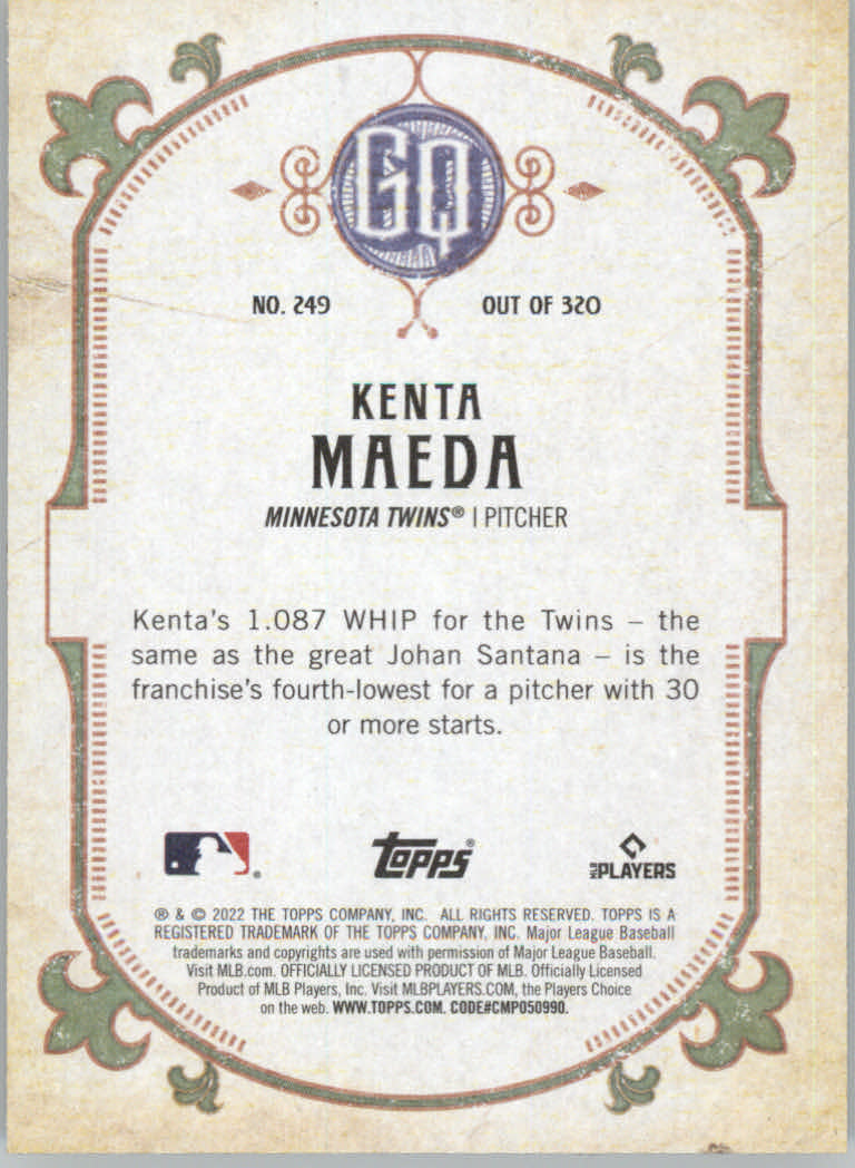 2022 Topps Gypsy Queen Baseball "Main Set" Cards #151 to #300 - Picture 197 of 299