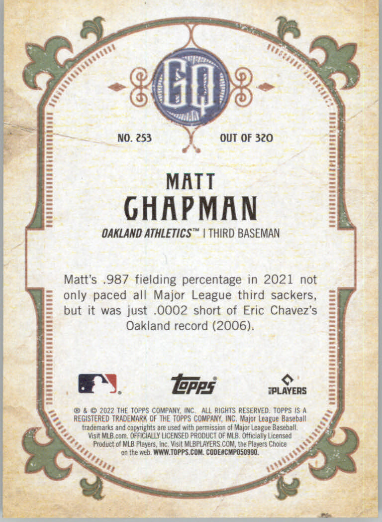 2022 Topps Gypsy Queen Baseball "Main Set" Cards #151 to #300 - Picture 205 of 299
