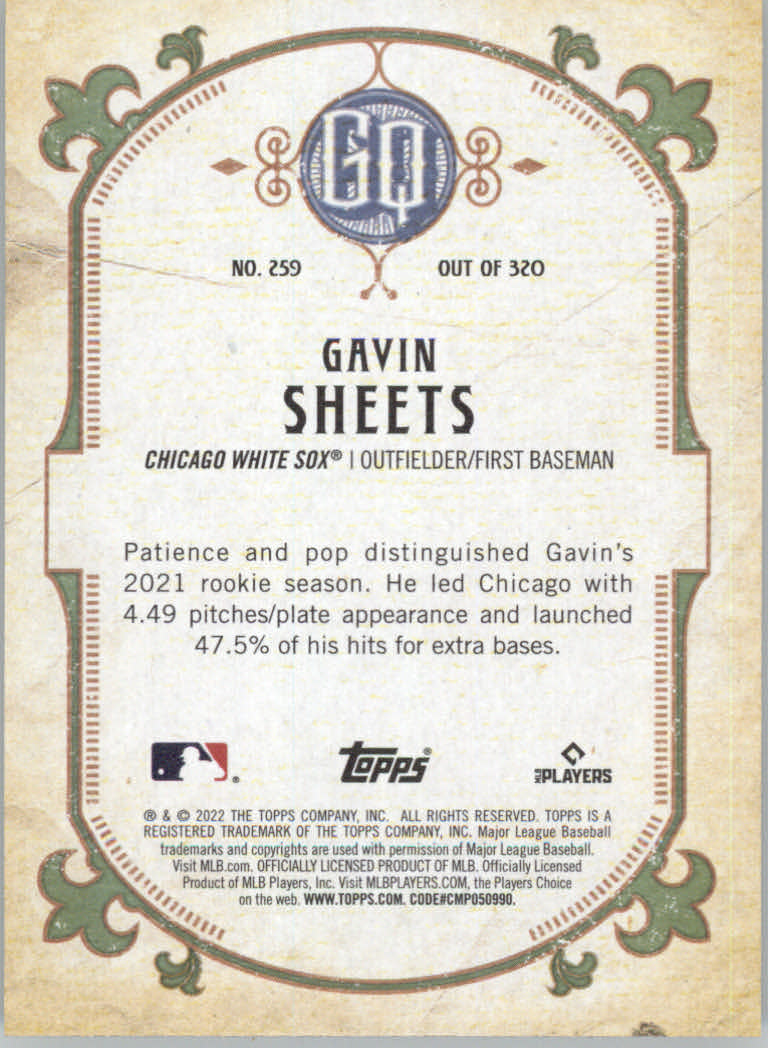2022 Topps Gypsy Queen Baseball "Main Set" Cards #151 to #300 - Picture 217 of 299