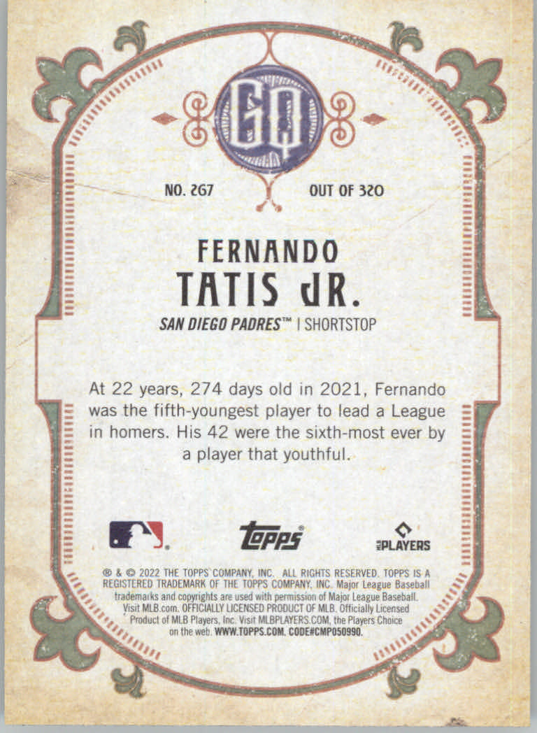 2022 Topps Gypsy Queen Baseball "Main Set" Cards #151 to #300 - Picture 233 of 299
