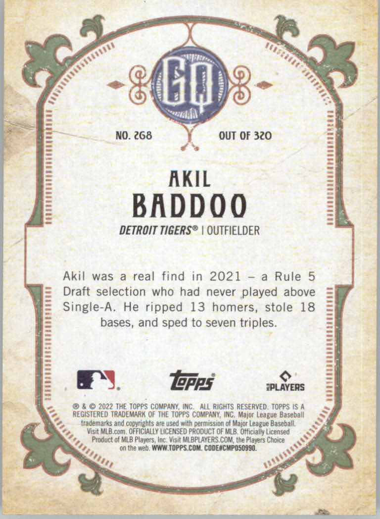 2022 Topps Gypsy Queen Baseball "Main Set" Cards #151 to #300 - Picture 235 of 299