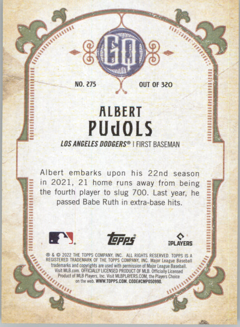 2022 Topps Gypsy Queen Baseball "Main Set" Cards #151 to #300 - Picture 249 of 299