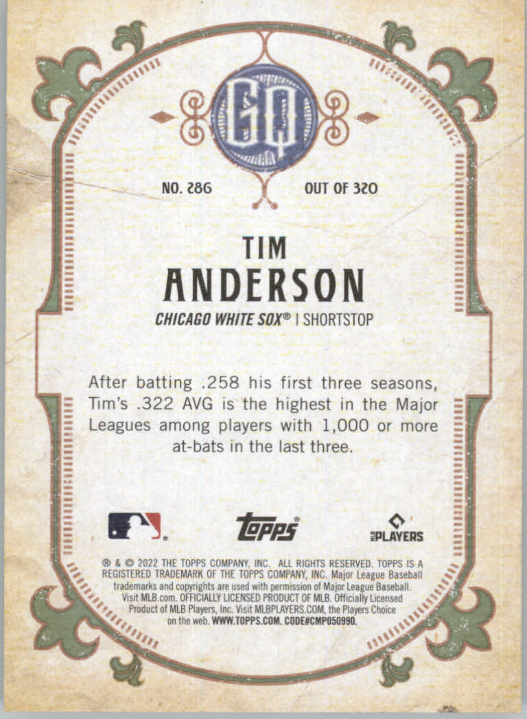 2022 Topps Gypsy Queen Baseball "Main Set" Cards #151 to #300 - Picture 271 of 299