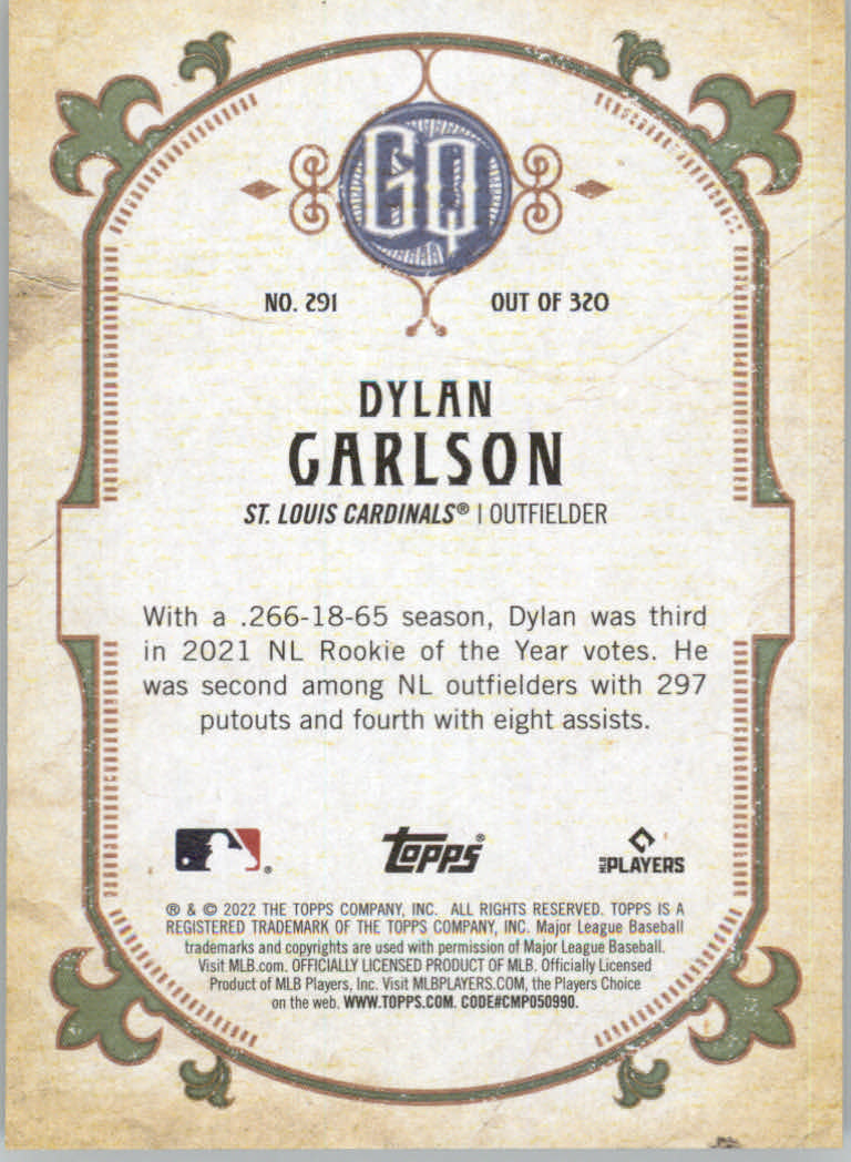 2022 Topps Gypsy Queen Baseball "Main Set" Cards #151 to #300 - Picture 281 of 299