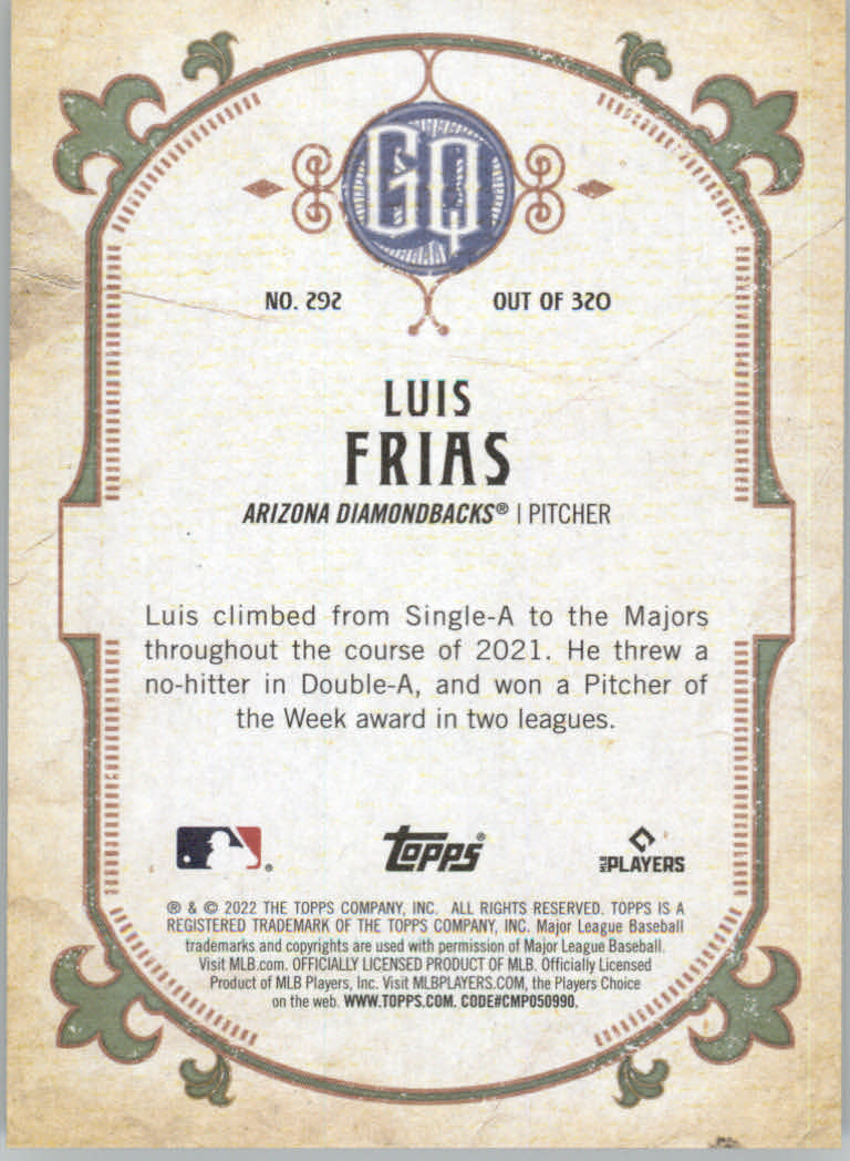 2022 Topps Gypsy Queen Baseball "Main Set" Cards #151 to #300 - Picture 283 of 299