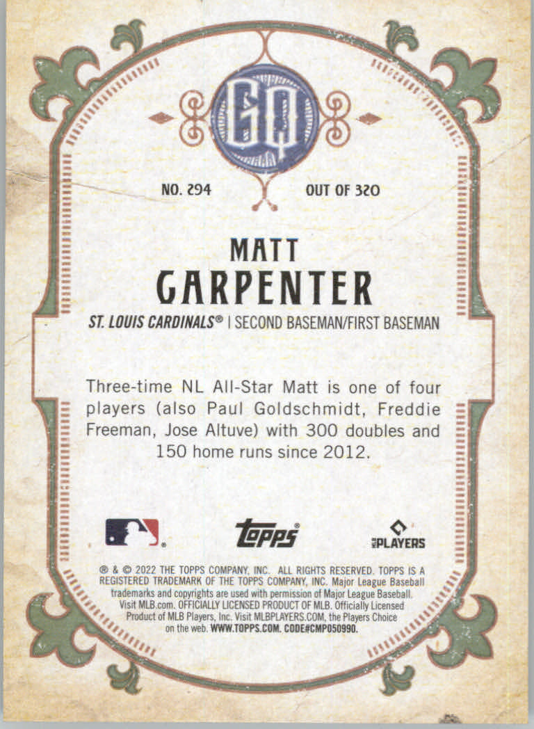 2022 Topps Gypsy Queen Baseball "Main Set" Cards #151 to #300 - Picture 287 of 299
