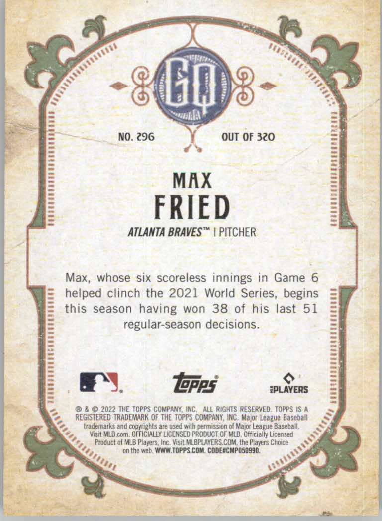 2022 Topps Gypsy Queen Baseball "Main Set" Cards #151 to #300 - Picture 291 of 299