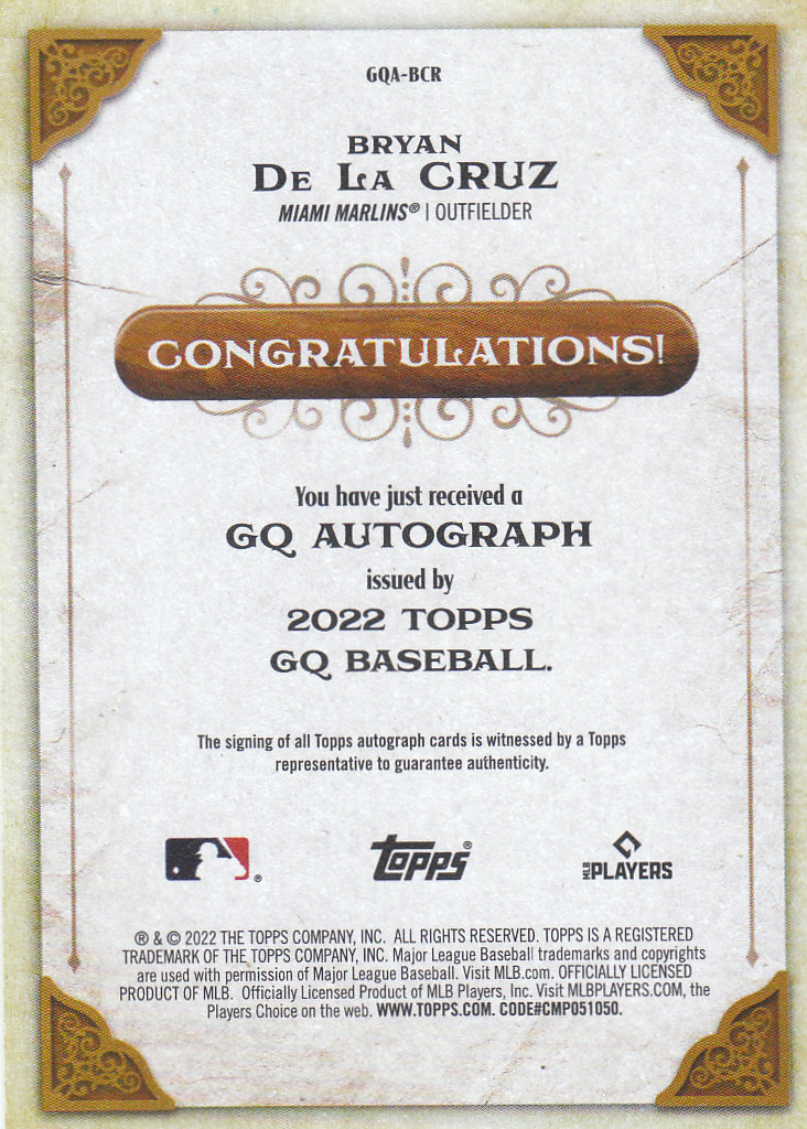 Tarjetas insertadas "autógrafos" de béisbol Topps Gypsy Queen 2022 - Imagen 19 de 25