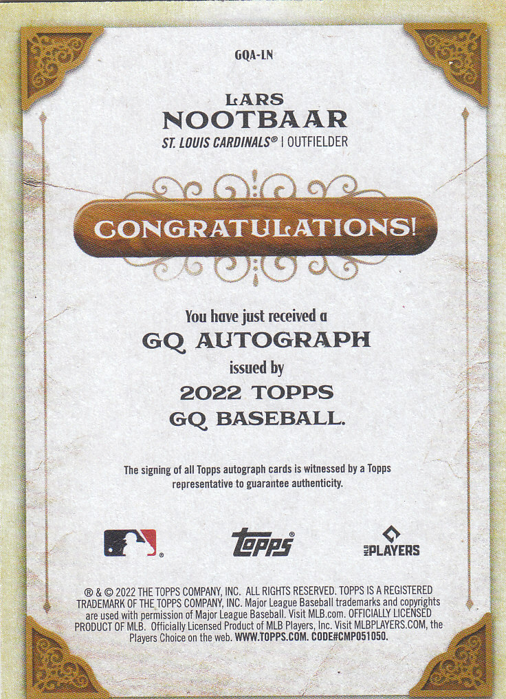 Tarjetas insertadas "autógrafos" de béisbol Topps Gypsy Queen 2022 - Imagen 13 de 25