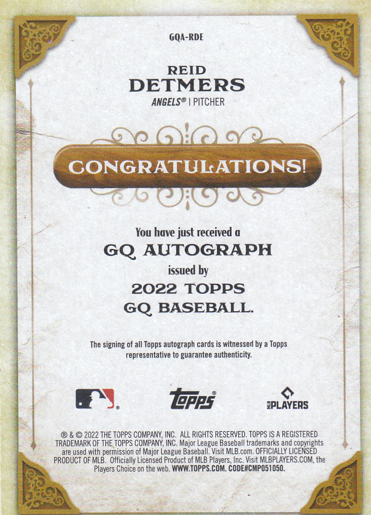 Tarjetas insertadas "autógrafos" de béisbol Topps Gypsy Queen 2022 - Imagen 25 de 25