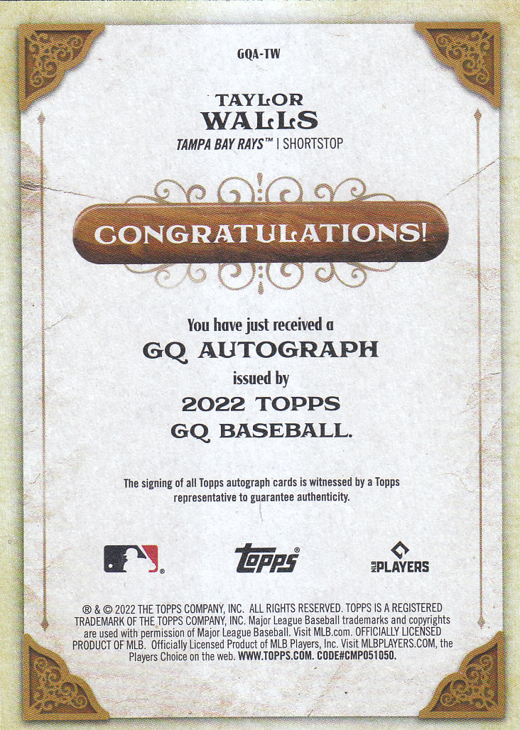 Tarjetas insertadas "autógrafos" de béisbol Topps Gypsy Queen 2022 - Imagen 17 de 25