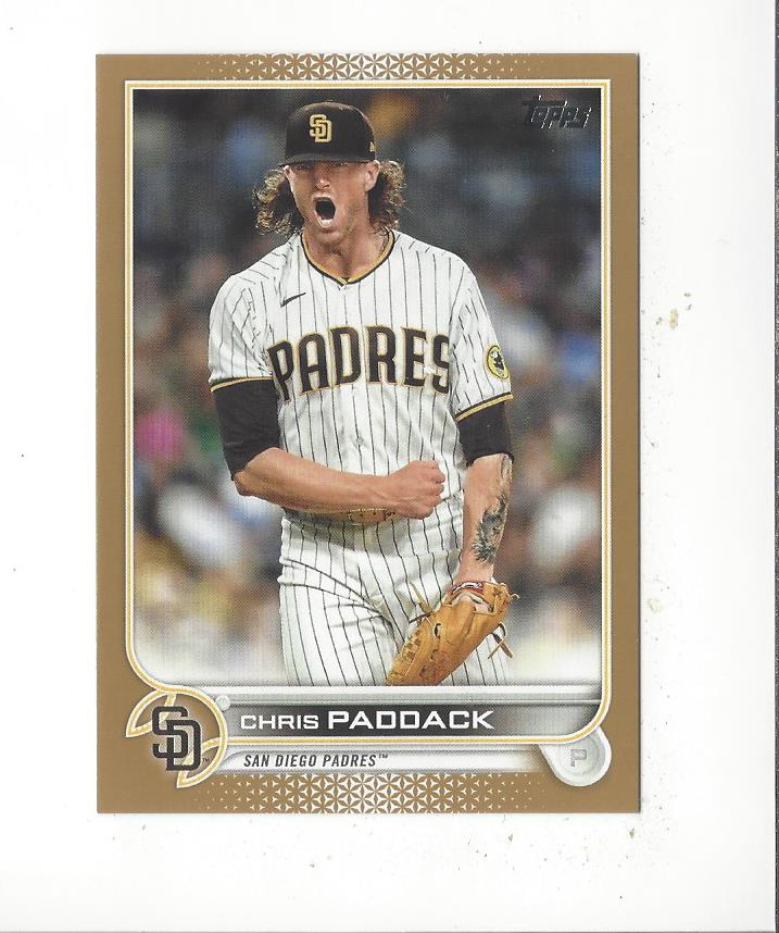  2019 Topps Update #US263 Chris Paddack RC Rookie San Diego  Padres MLB Baseball Trading Card : Collectibles & Fine Art