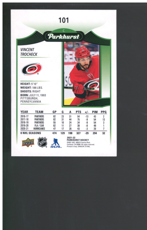 B1272- 2021-22 Parkhurst Hockey Card #s 1-220 -You Pick- 15+ FREE US SHIP