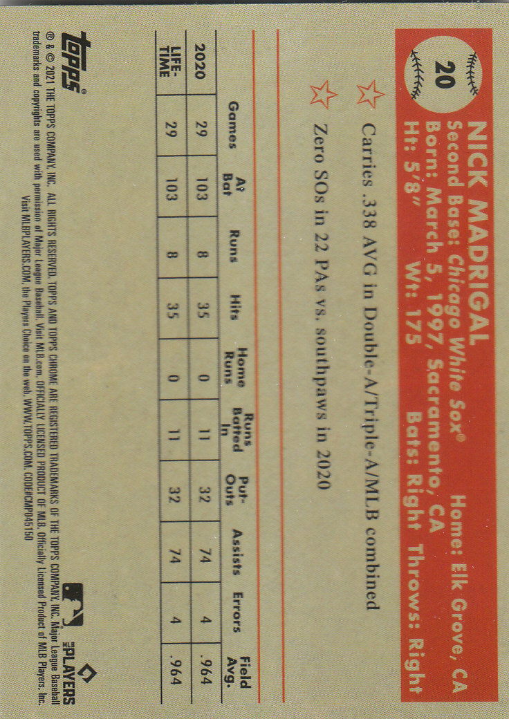 2021 Topps Chrome Platinum Anniversary Baseball "Main Set" Cards #1 to #250 - Picture 33 of 401