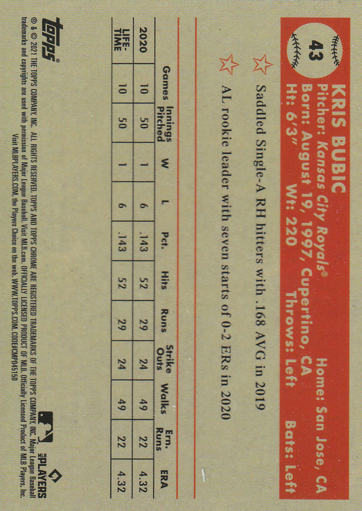 2021 Topps Chrome Platinum Anniversary Baseball "Main Set" Cards #1 to #250 - Picture 61 of 401
