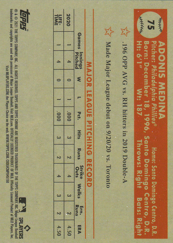 2021 Topps Chrome Platinum Anniversary Baseball "Main Set" Cards #1 to #250 - Picture 111 of 401