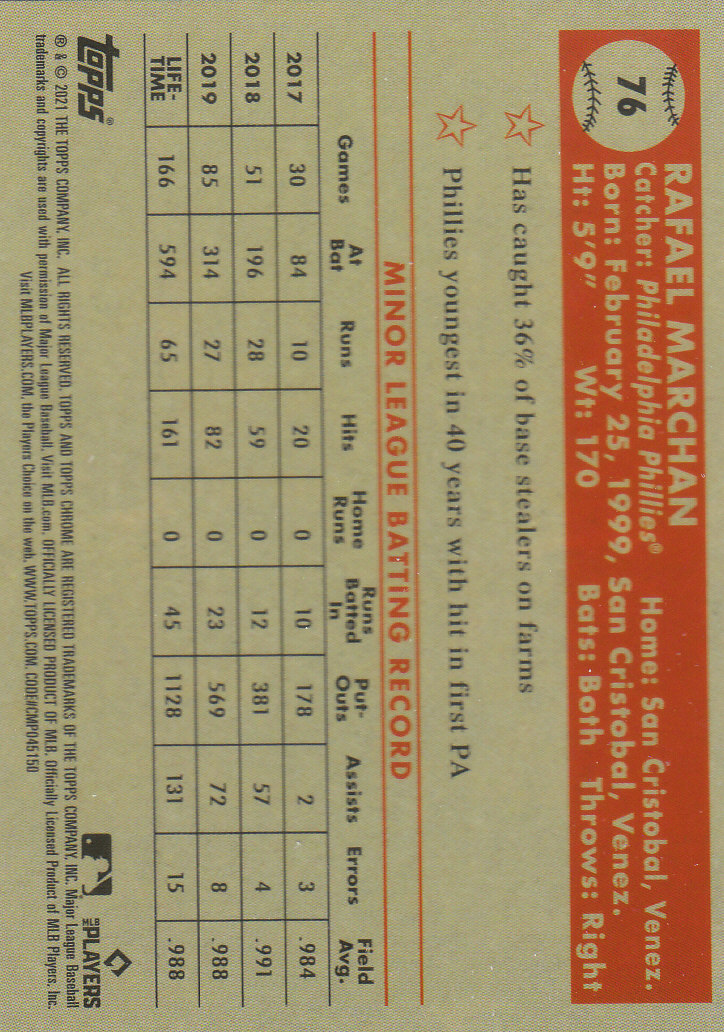2021 Topps Chrome Platinum Anniversary Baseball "Main Set" Cards #1 to #250 - Picture 113 of 401