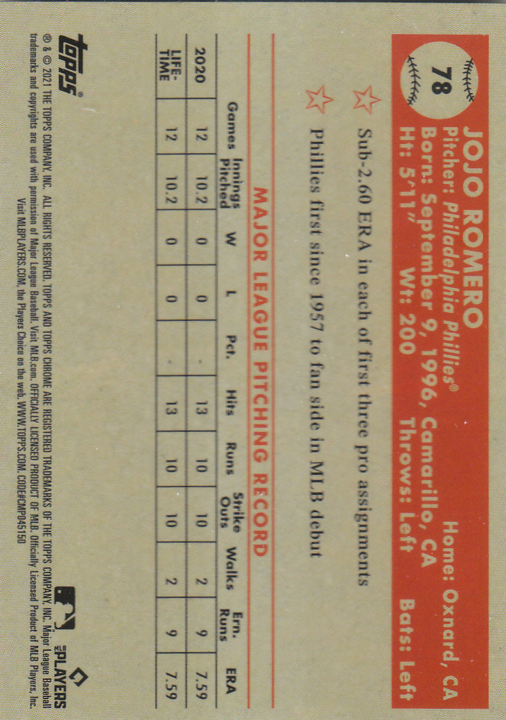 2021 Topps Chrome Platinum Anniversary Baseball "Main Set" Cards #1 to #250 - Picture 115 of 401
